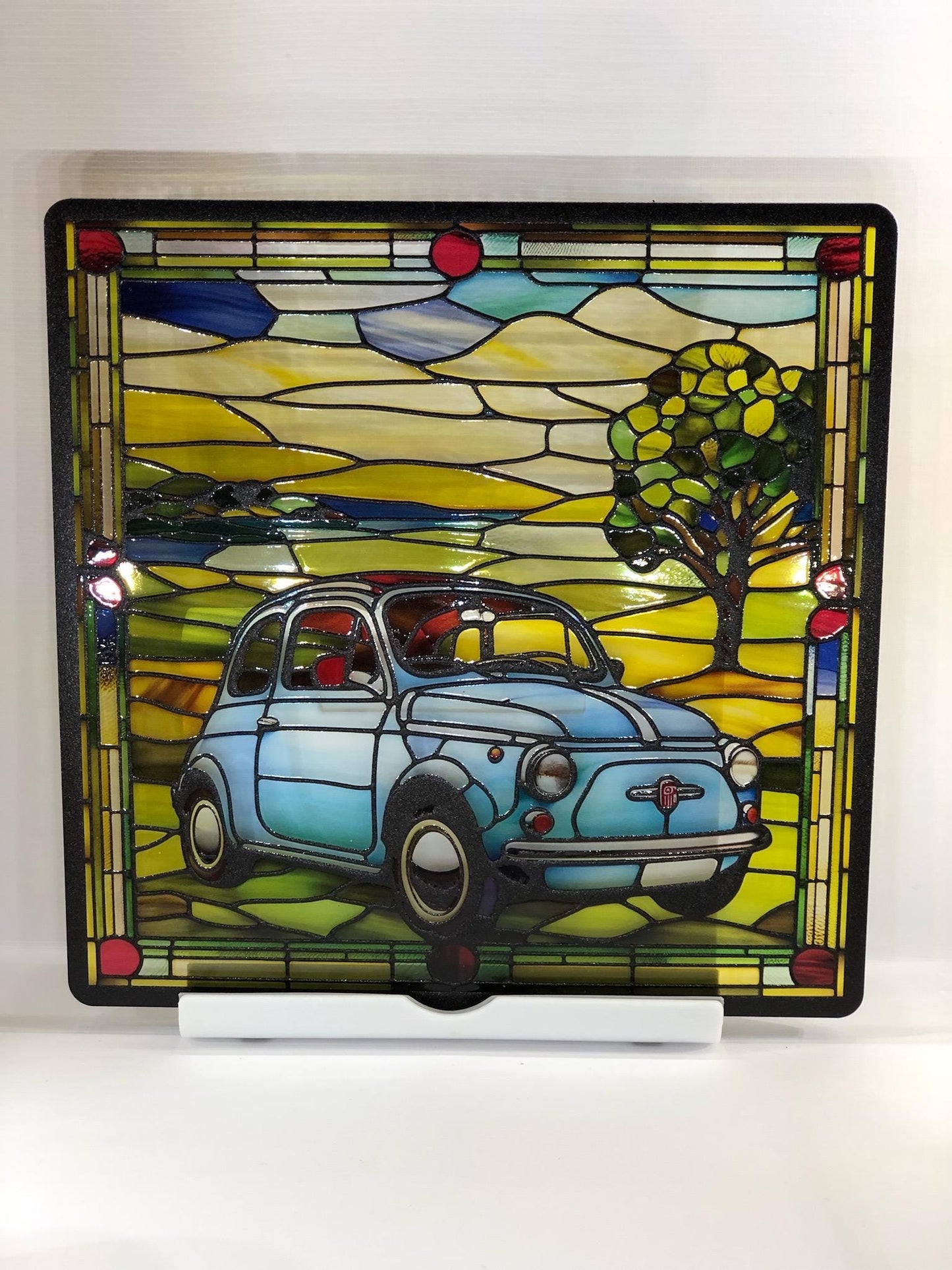 Vitrail voiture la fiat 500