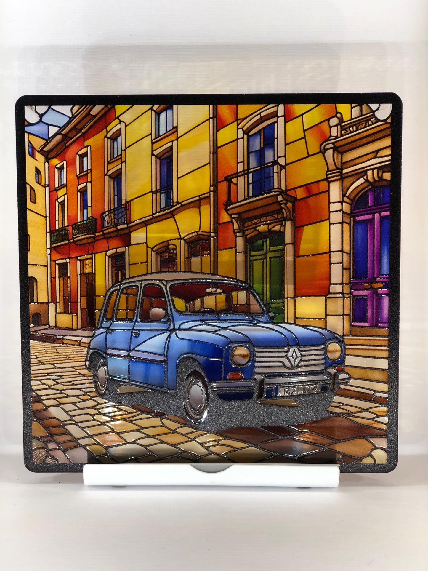 Vitrail voiture la 4L