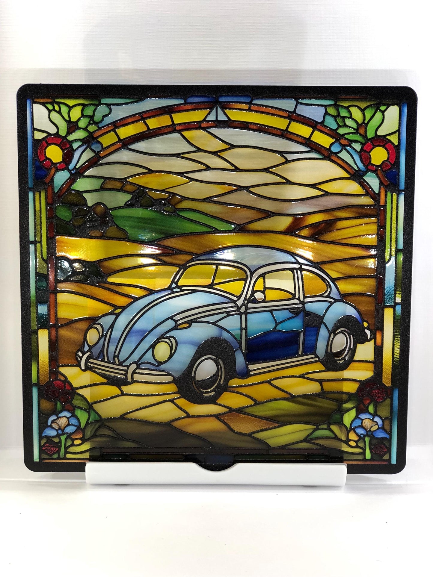 Vitrail voiture la coccinelle vw