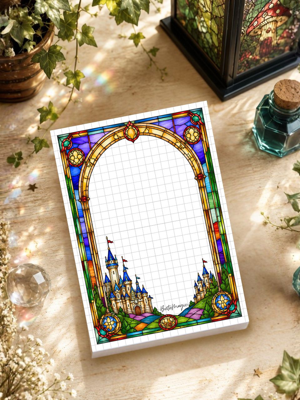 Bloc-notes A6 "Le Château Enchanté"