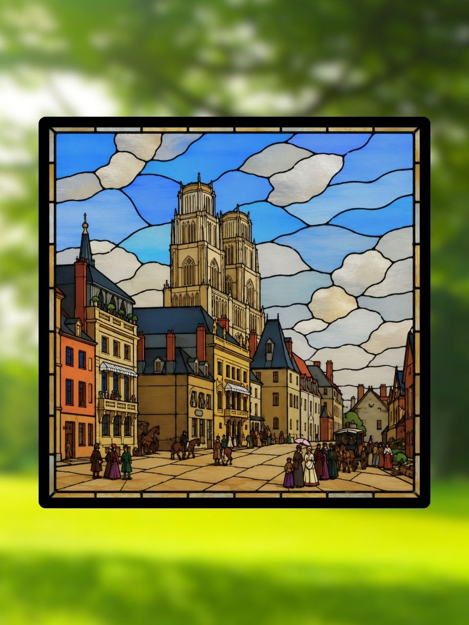 Vitrail La Cathédrale d'Orléans – Inspiré des peintures classiques