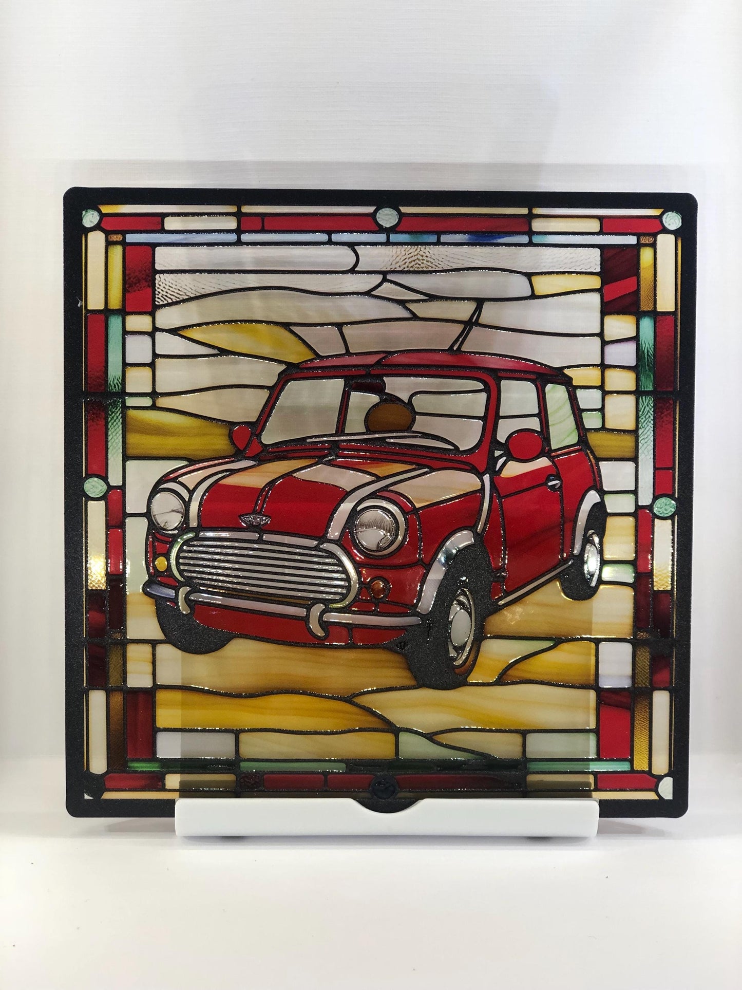 Vitrail voiture Austin mini