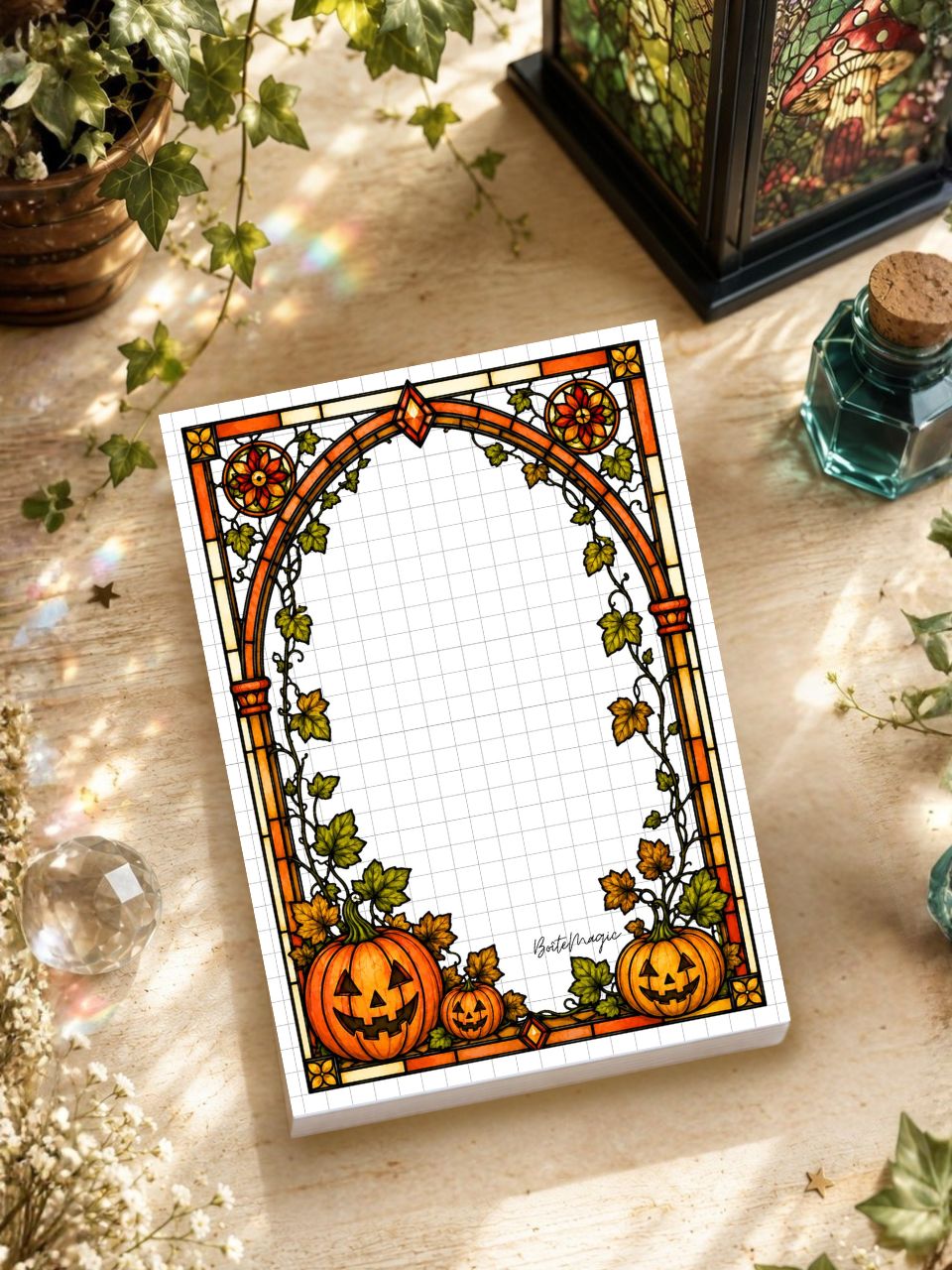 Bloc-notes A6 "Les Citrouilles d'Halloween"