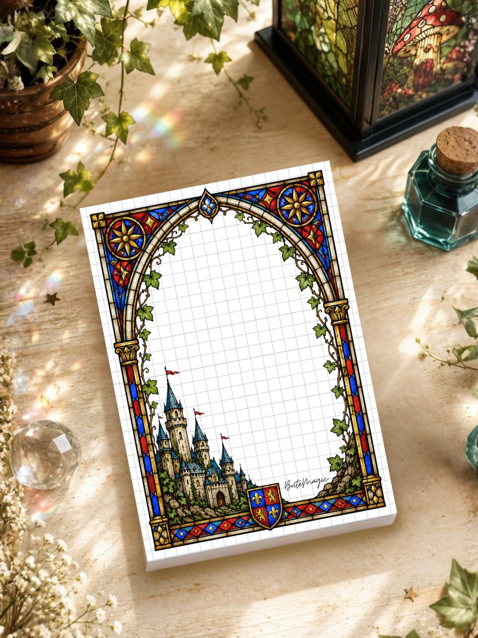 Bloc-notes A6 "Le Château Médiéval"
