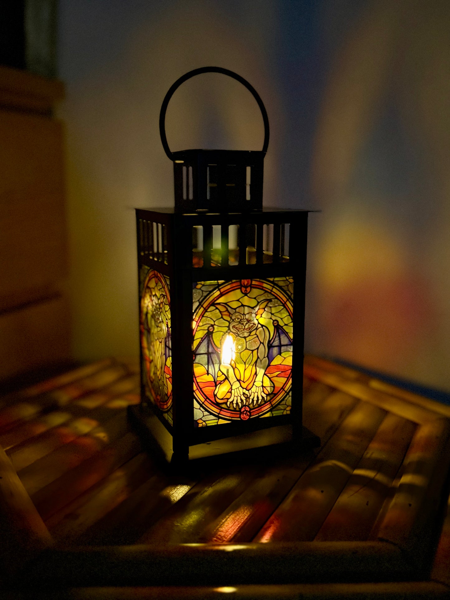 Lanterne Médiévale Décorative La Gargouille