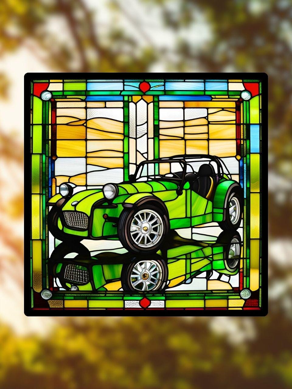 Vitrail voiture Caterham