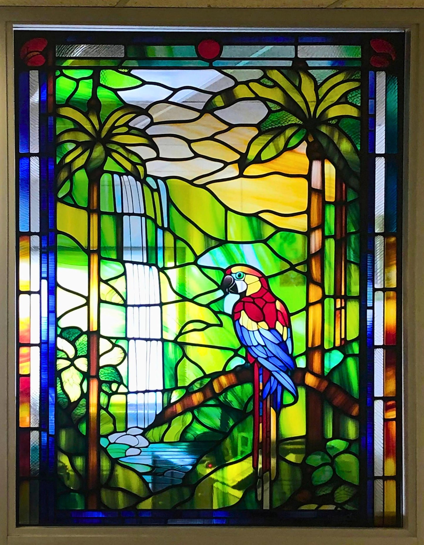 Vitrail sur pvc 3mm sur mesure prix au m2