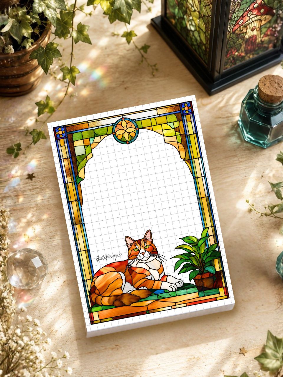 Bloc-notes A6 "Le Chat Roux"
