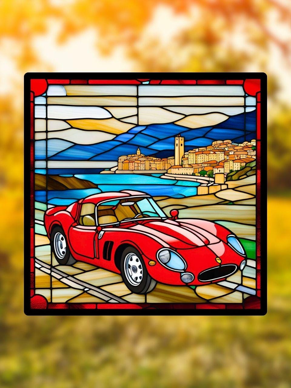 Vitrail voiture 250 gto